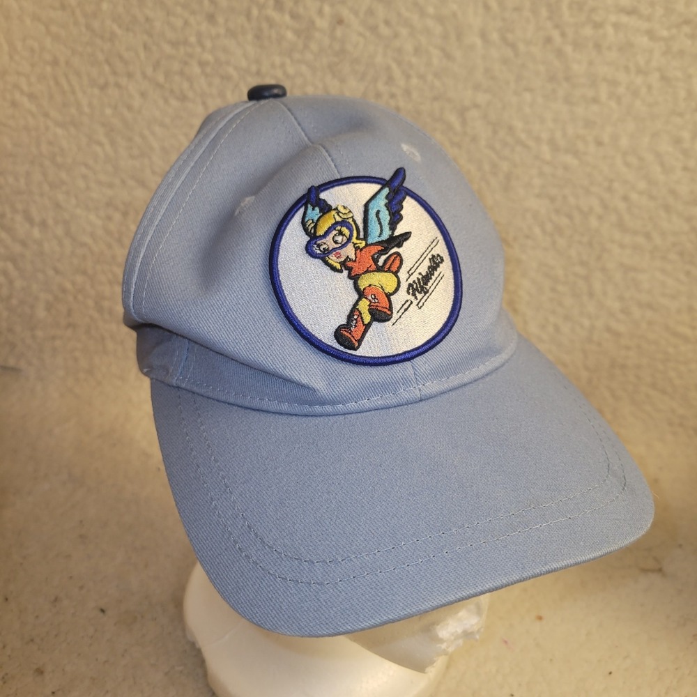 Vintage Blue‎ Angel Baseball Cap Adjustable Strapback Embroidered Cartoon...